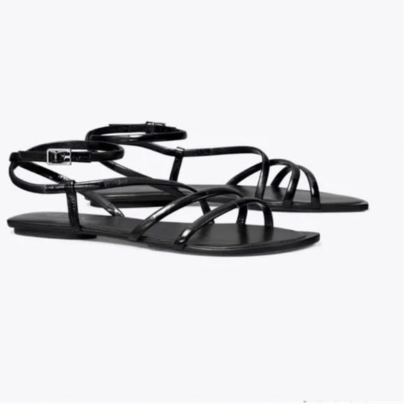✨ Tory Burch Split Mignon Must-Strap Sandal – Black – Size 8 ✨ New Without Box - Picture 3 of 7